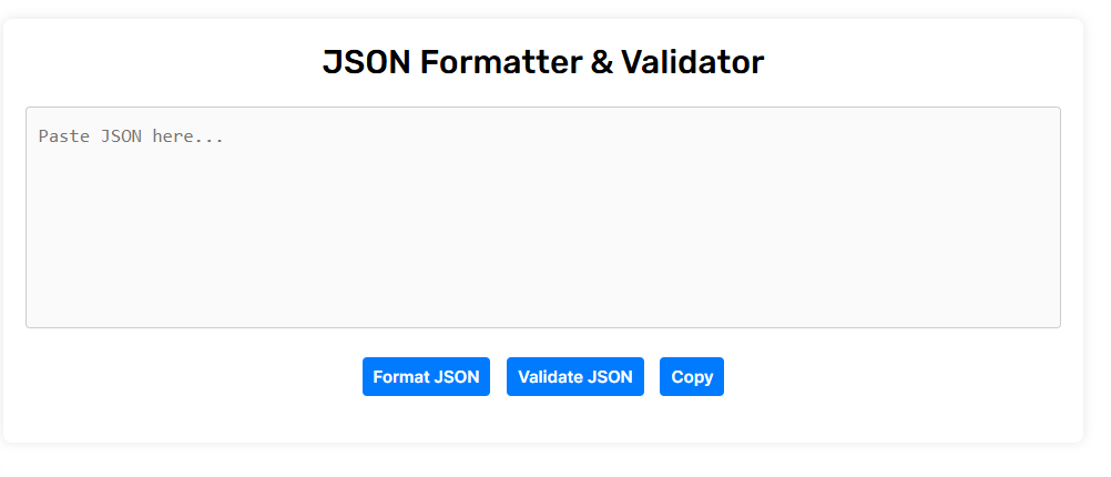 JSON Formatter